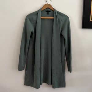 Eileen Fisher Merino Will Long Cardigan